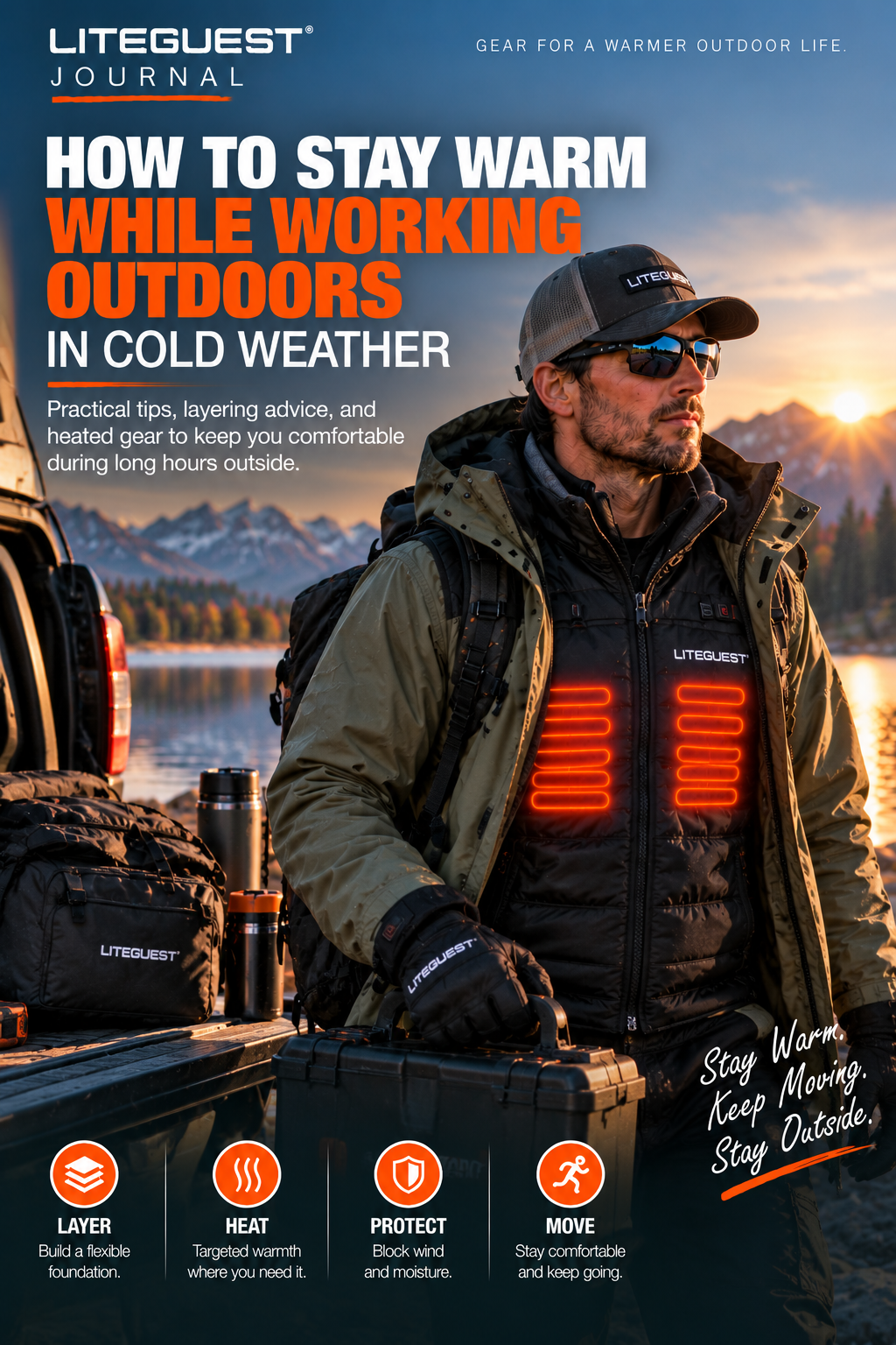 How to Stay Warm While Working Outdoors in Cold Weather | LITEGUEST
