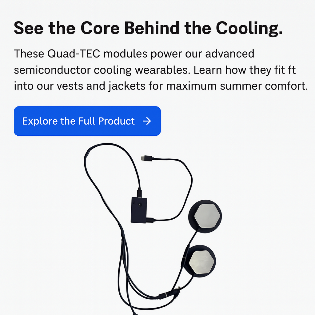 Wearable Semiconductor Cooling Vest for Outdoor Work | LITEGUEST