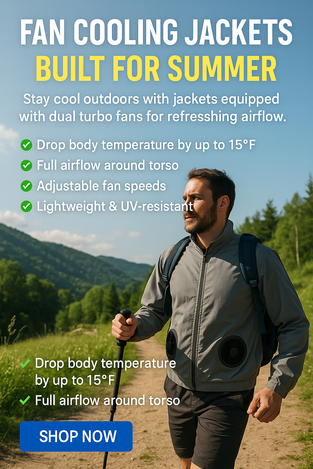 Stay Cool with Fan Cooling Jackets This Summer | LITEGUEST