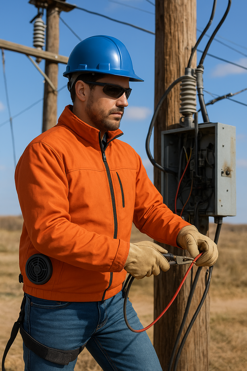 Safe to Wear a Fan Jacket Around Electrical Equipment