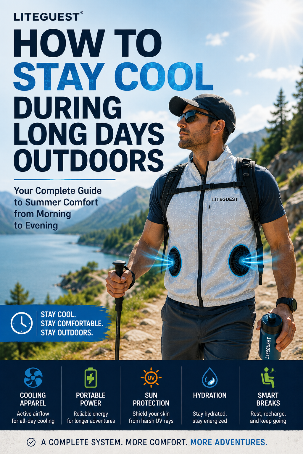 How to Stay Cool During Long Days Outdoors | LITEGUEST