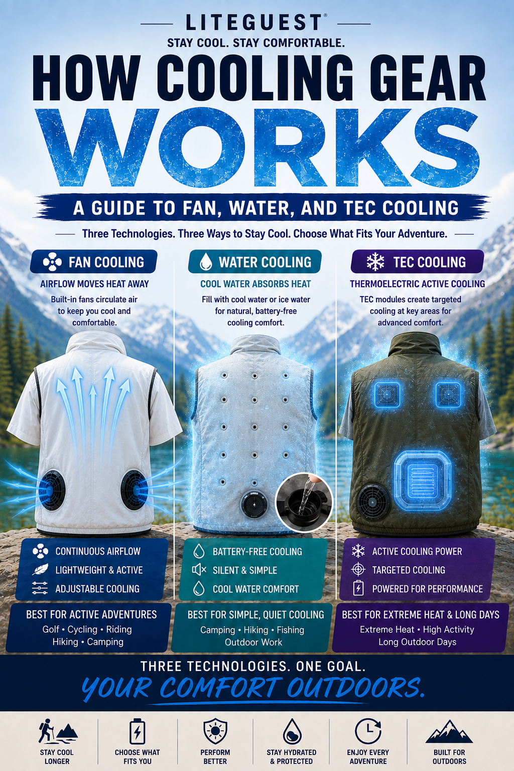 How Cooling Gear Works: Fan, Water & TEC Cooling | LITEGUEST