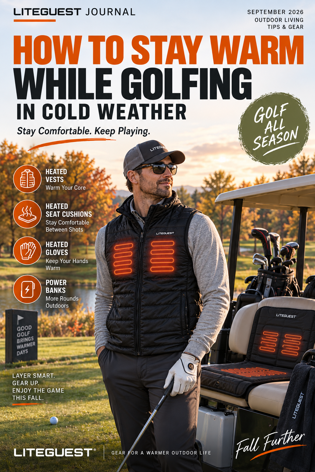 How to Stay Warm While Golfing in Cold Weather | LITEGUEST