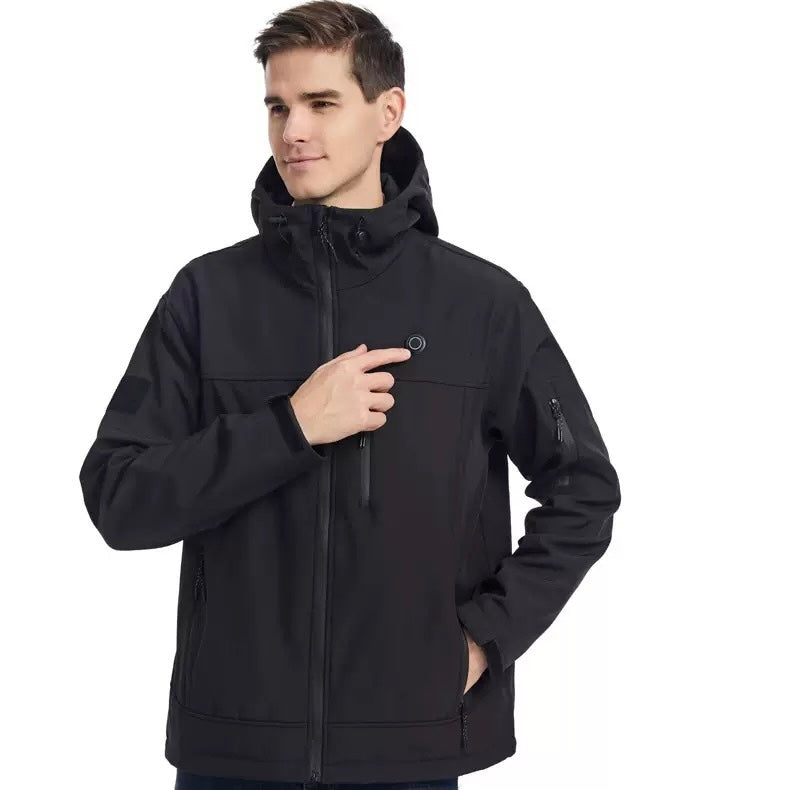 10-Zone Softshell Heated Jacket Waterproof Winter Coat|LITEGUEST™