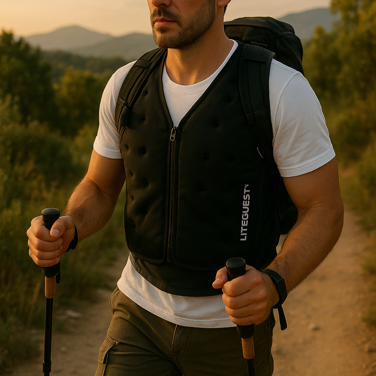 LITEGUEST™ Water Cooling Vest – 12H Chill with 1L Water for Heat Relief