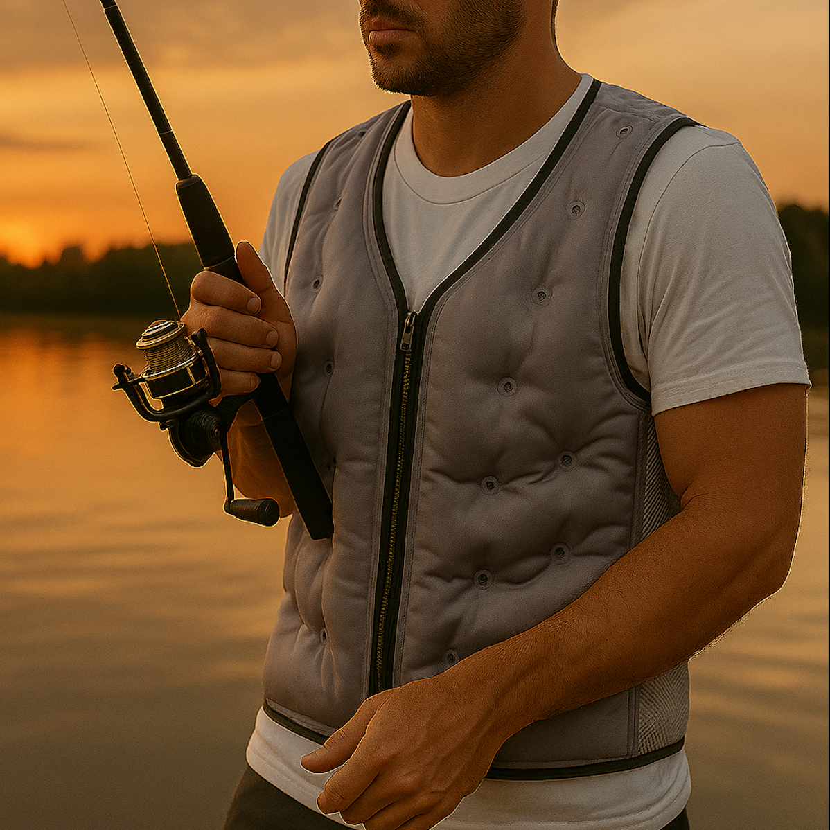 LITEGUEST Water Cooled Cooling Vest – Battery-Free Heat Relief