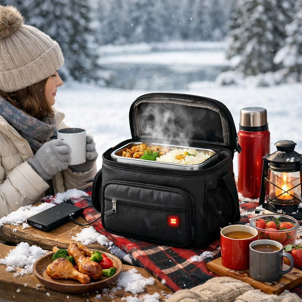 LITEGUEST Outdoor USB Heated Lunch Bag – Waterproof for Picnic