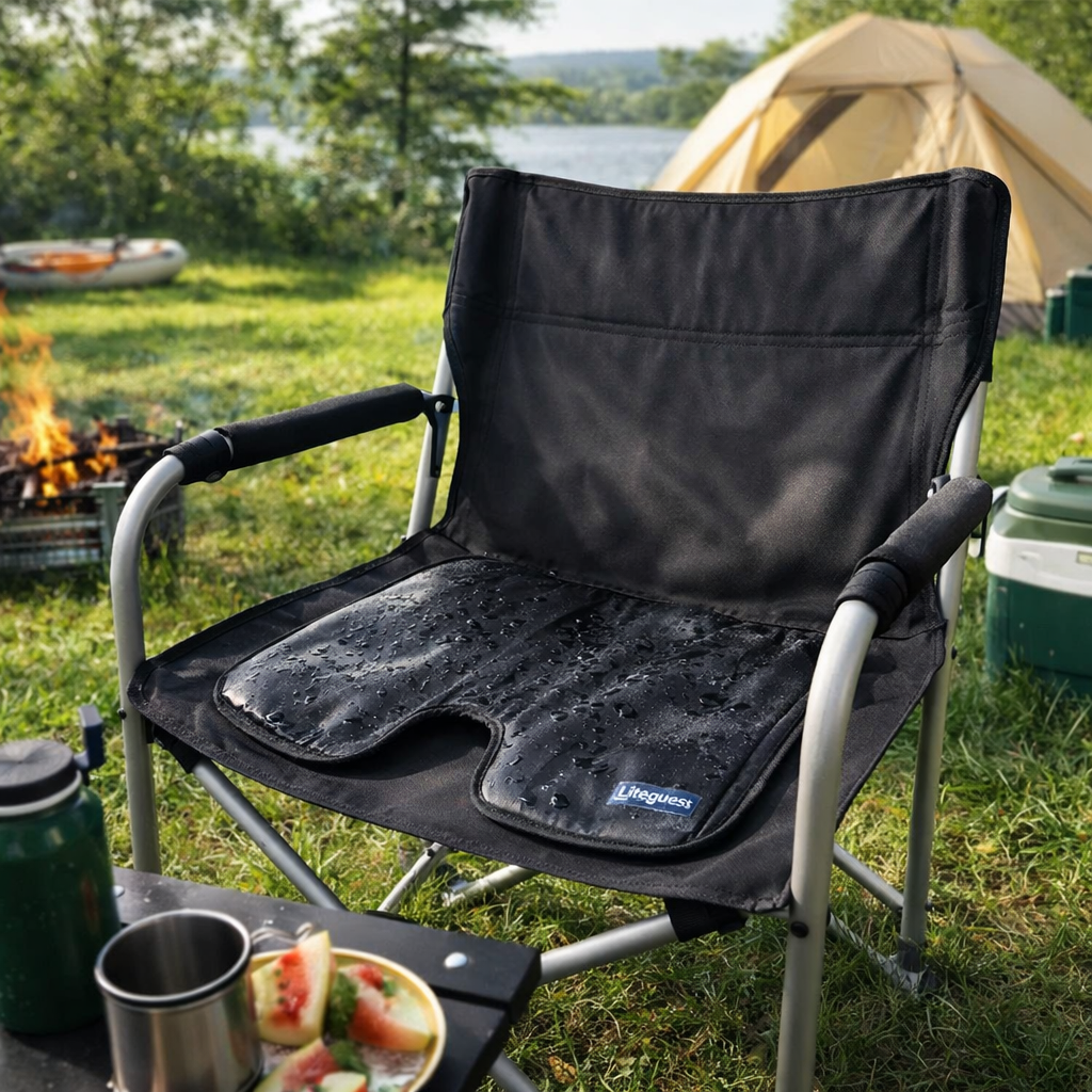 LITEGUEST Water Cooling Gel Seat Cushion Portable U-Shaped Pad