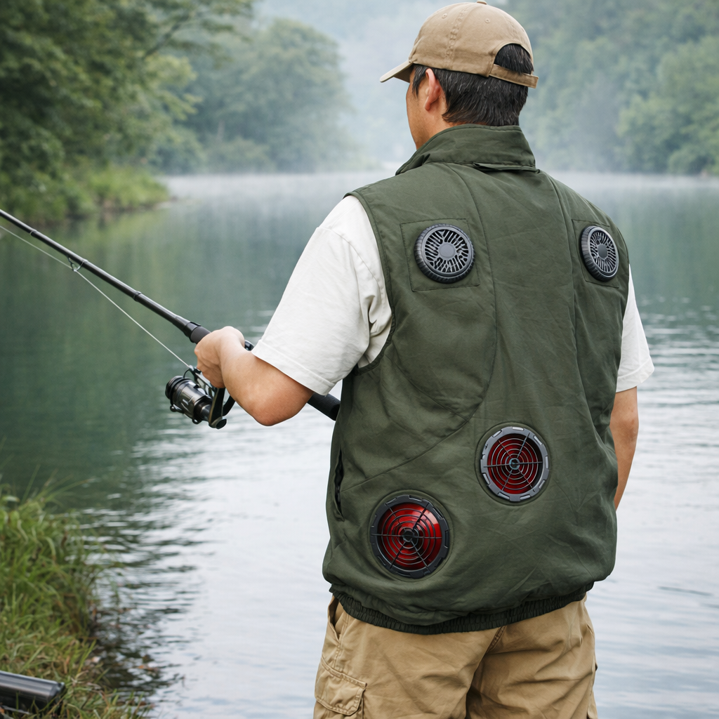 LITEGUEST Wearable Cooling Vest – TEC + Turbo Fan Active Cooling