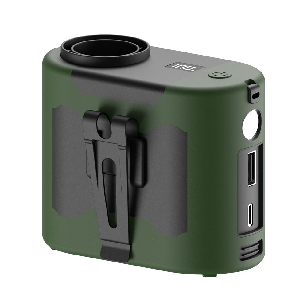 LITEGUEST™ Multifunctional Outdoor Waist Fan – LED Light, IPX5 Water-Resistant, USB-C Rechargeable