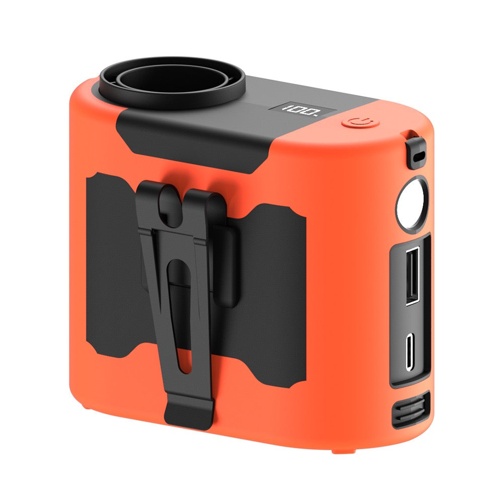 LITEGUEST™ Multifunctional Outdoor Waist Fan – LED Light, IPX5 Water-Resistant, USB-C Rechargeable