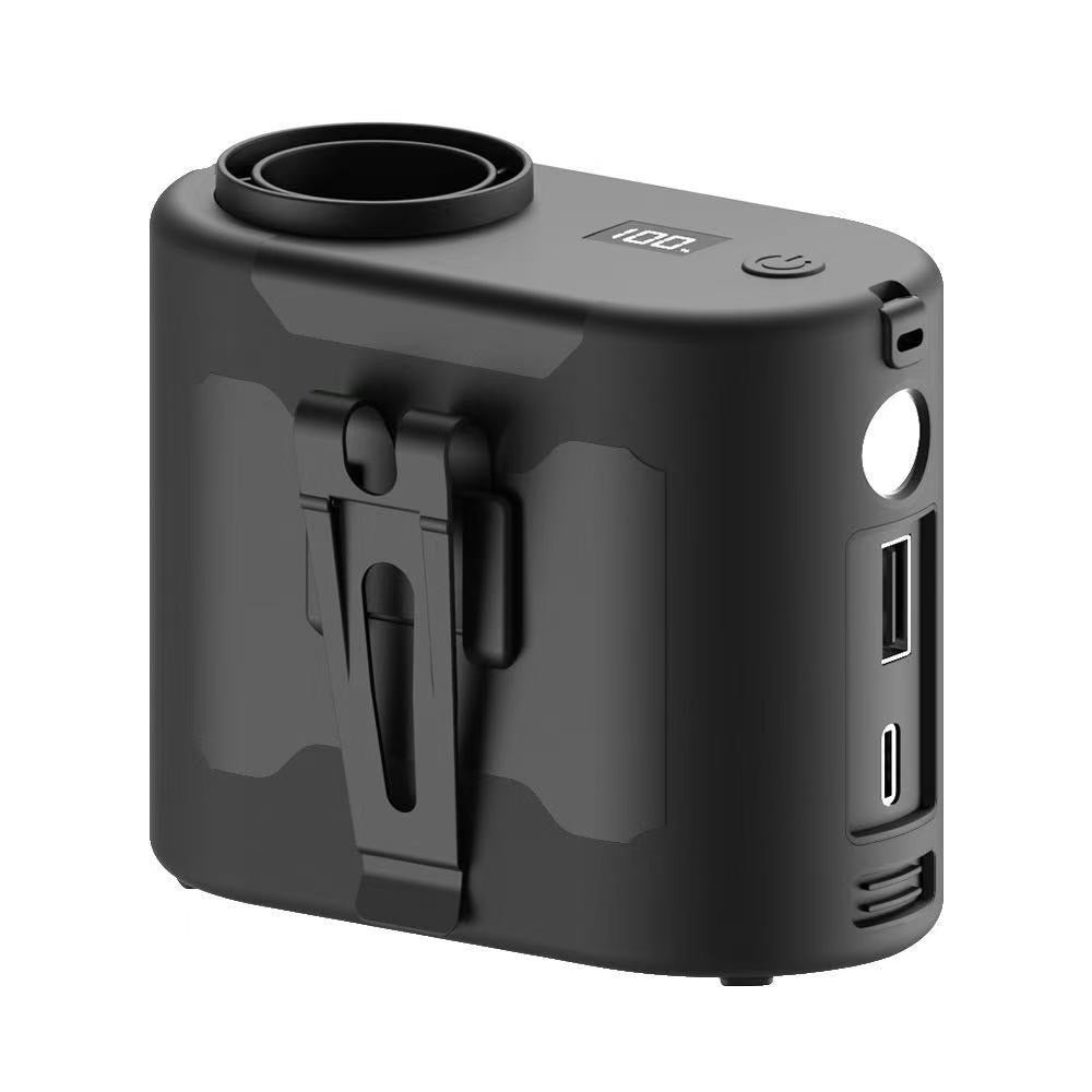 LITEGUEST™ Multifunctional Outdoor Waist Fan – LED Light, IPX5 Water-Resistant, USB-C Rechargeable