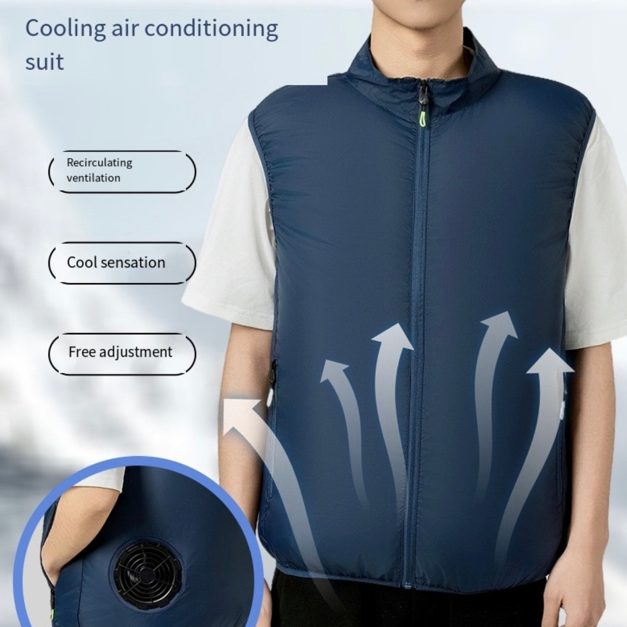 LITEGUEST™ UPF 50 Cooling Fan Vest – Lightweight Fishing-Integrated Outdoor Gear