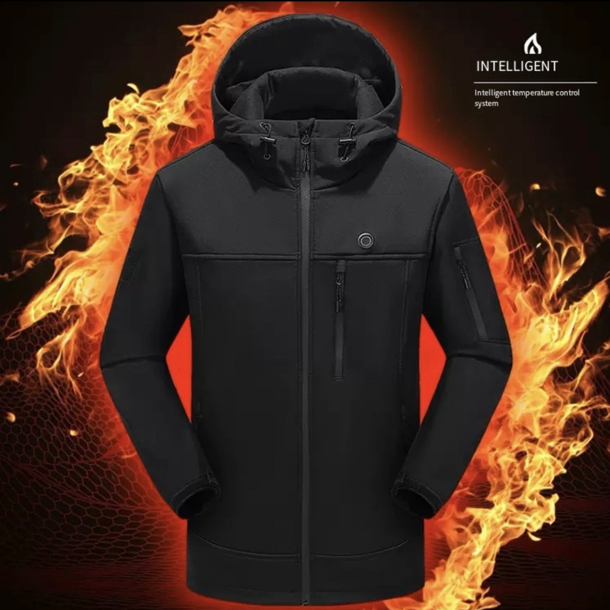 10-Zone Softshell Heated Jacket Waterproof Winter Coat|LITEGUEST™