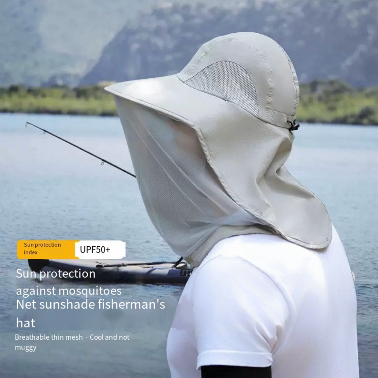 LITEGUEST™ Mosquito-Proof Fishing Hat – UV & Insect Protection