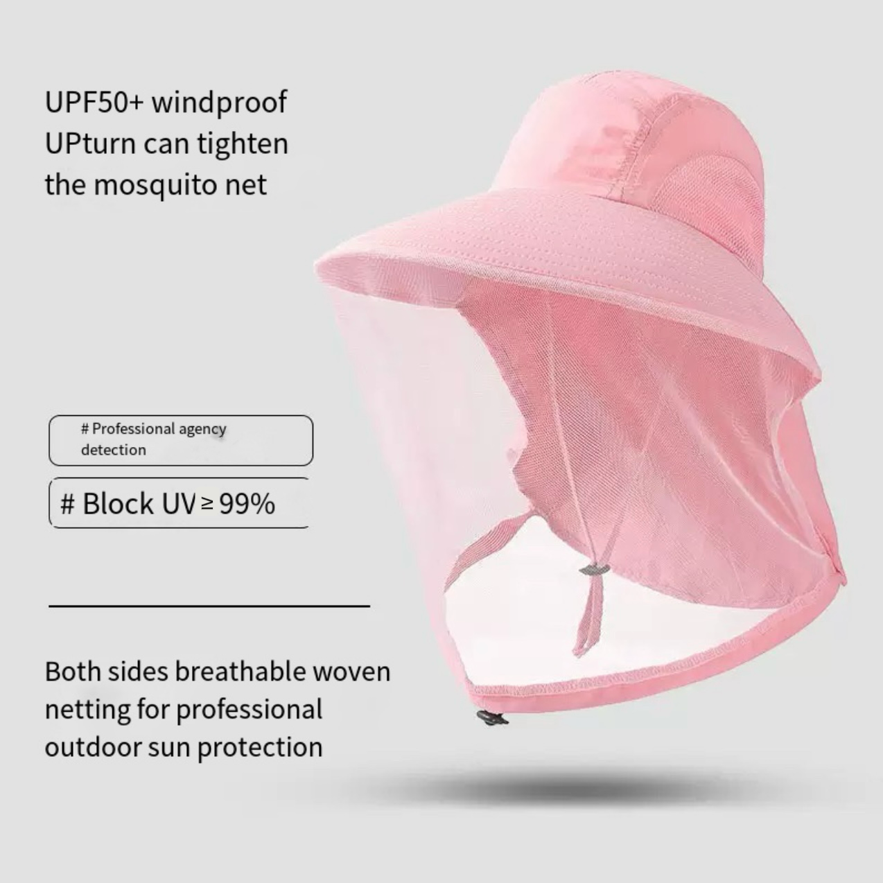 LITEGUEST™ Mosquito-Proof Fishing Hat – UV & Insect Protection