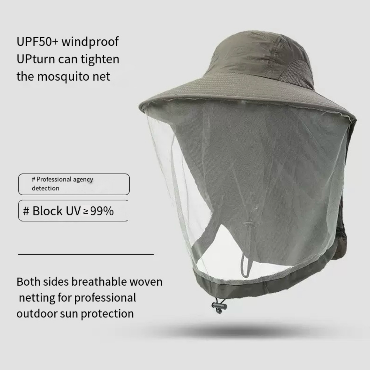 LITEGUEST™ Mosquito-Proof Fishing Hat – UV & Insect Protection
