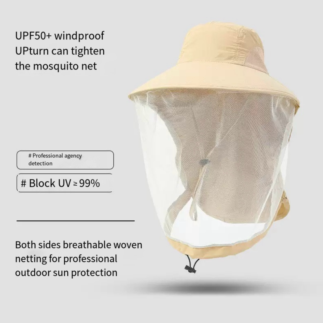LITEGUEST™ Mosquito-Proof Fishing Hat – UV & Insect Protection