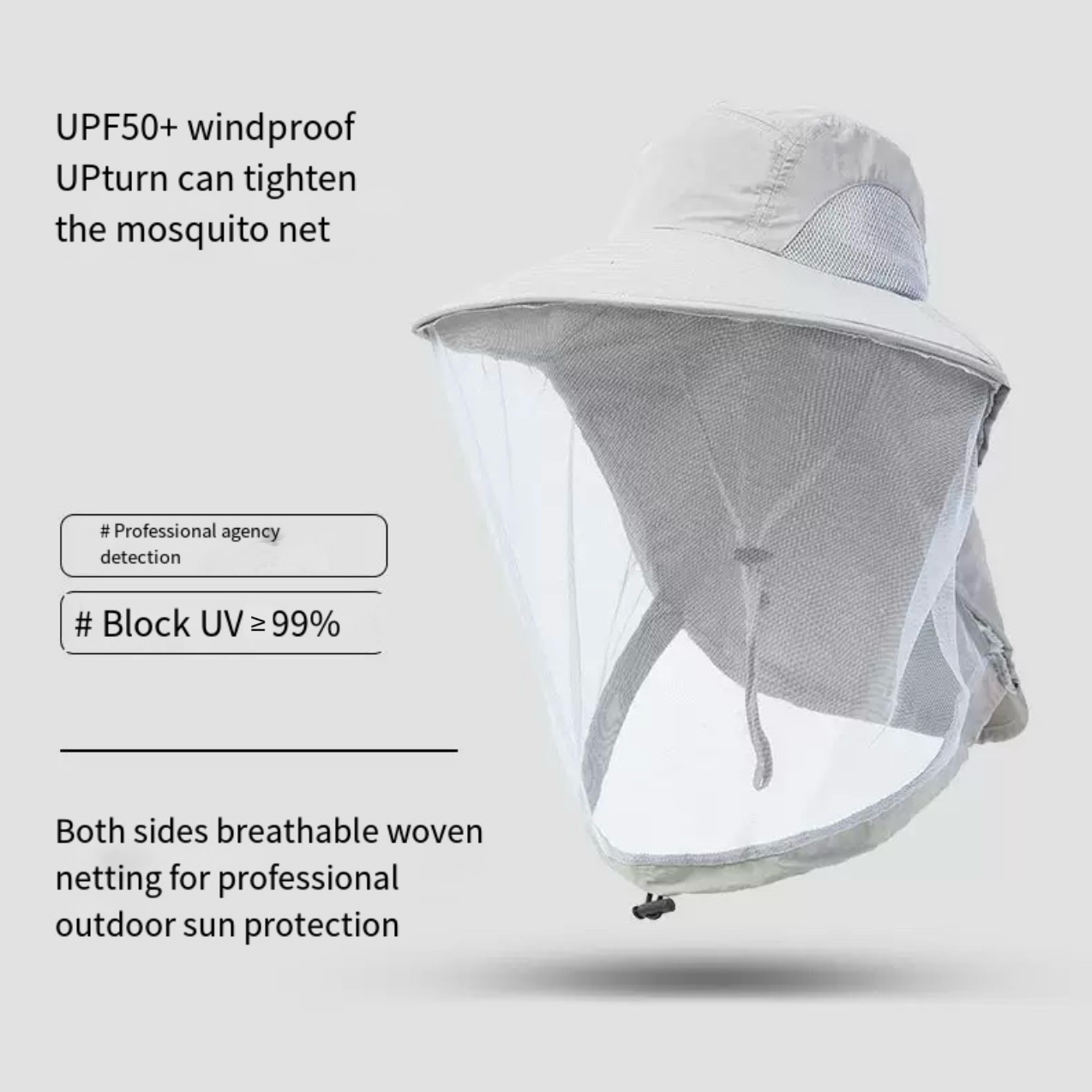 LITEGUEST™ Mosquito-Proof Fishing Hat – UV & Insect Protection