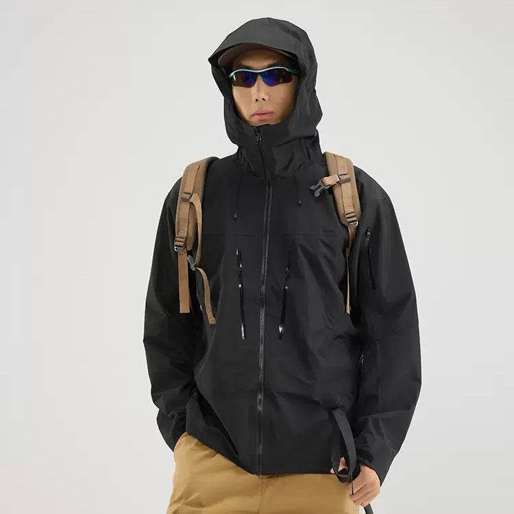 LITEGUEST Waterproof Hard Shell Jacket – Outdoor Rain Wind Protection