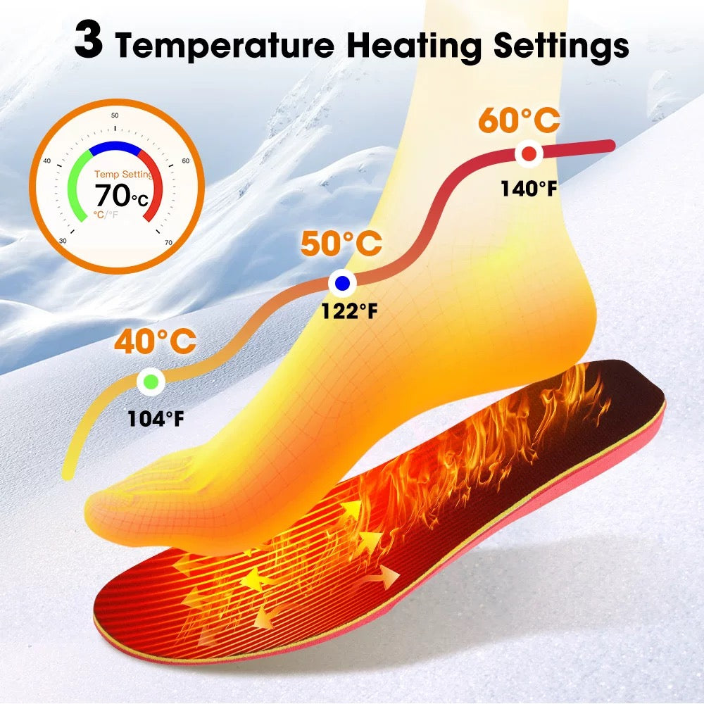 LITEGUEST App-Controlled Heated Insoles – Smart Winter Foot Warmers