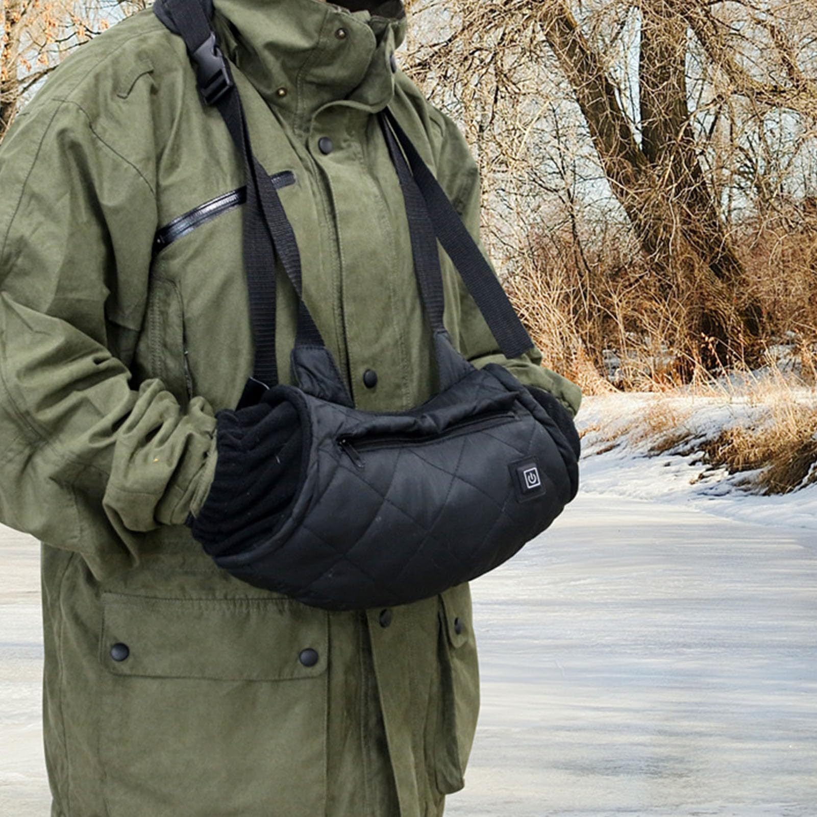 LITEGUEST USB Heated Hand Muff – Winter Outdoor Hand Warmers