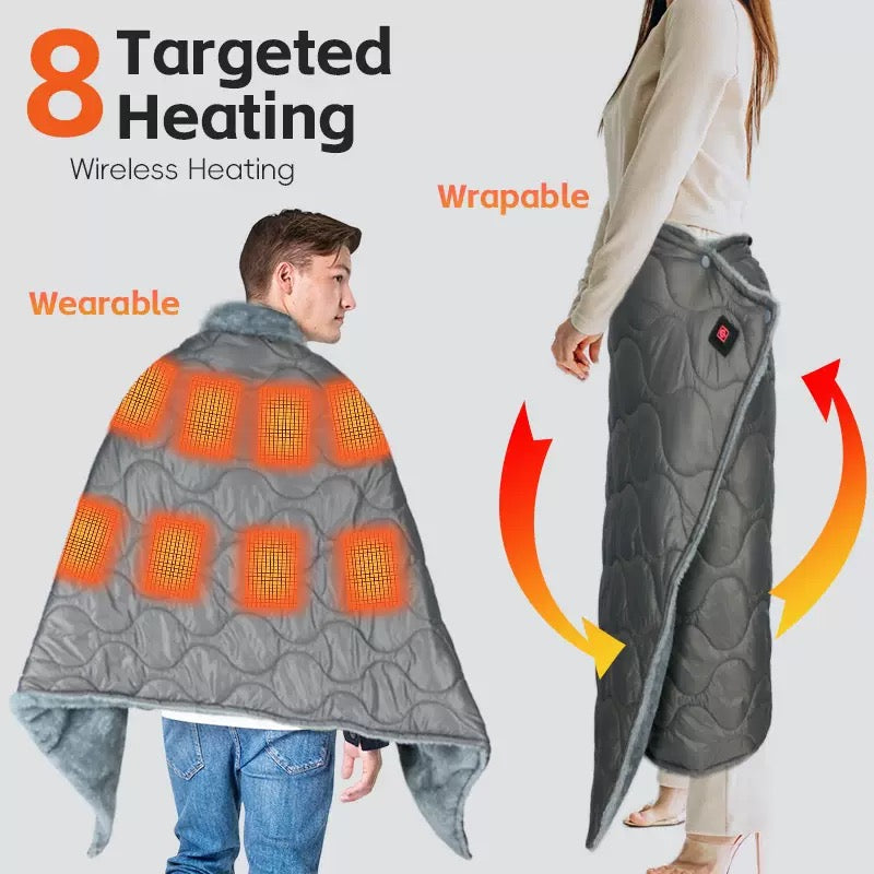LITEGUEST Portable USB Heated Blanket – Warmth Anywhere Outdoors