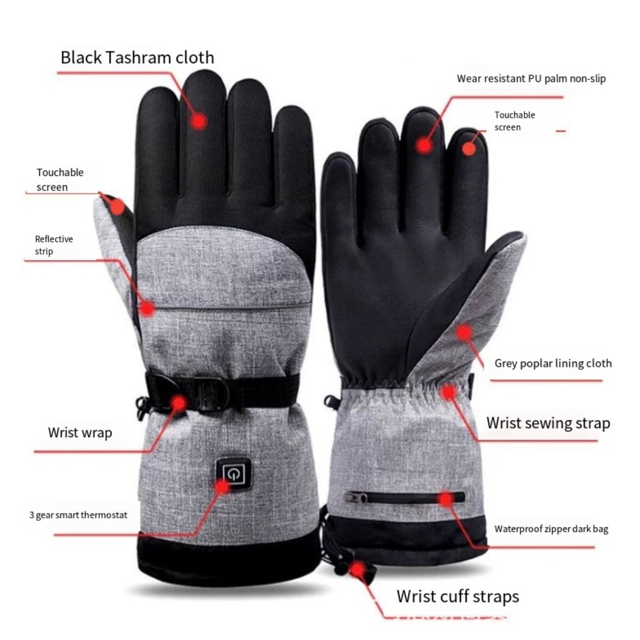 LITEGUEST™ Heated Winter Gloves – Waterproof & Rechargeable
