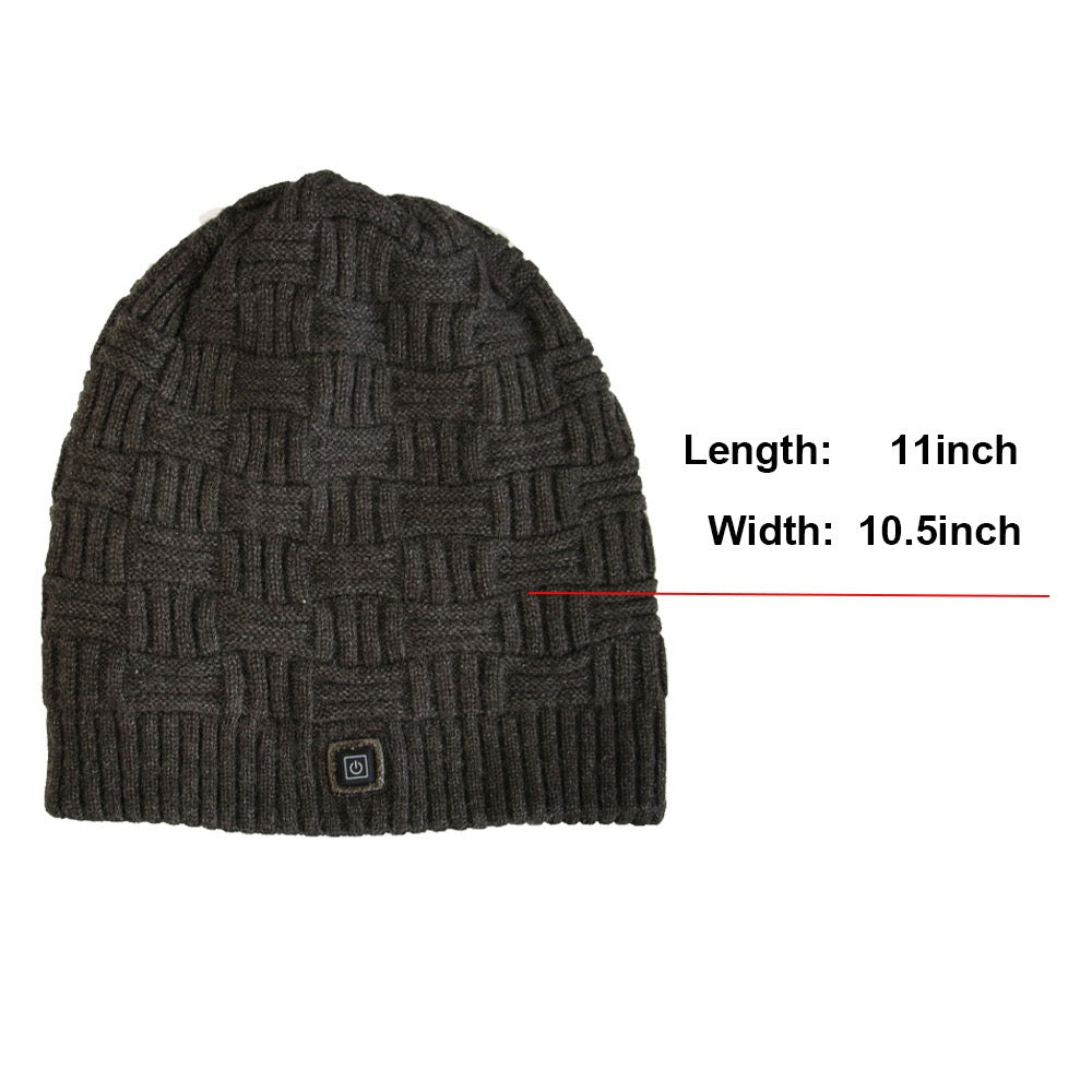 LITEGUEST™ Heated Knit Hat – USB-Powered Thermal Beanie for Winter Outdoors