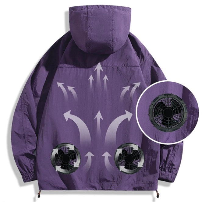 LITEGUEST Ultralight Cooling Fan Jacket | UPF50+ Sun Protection