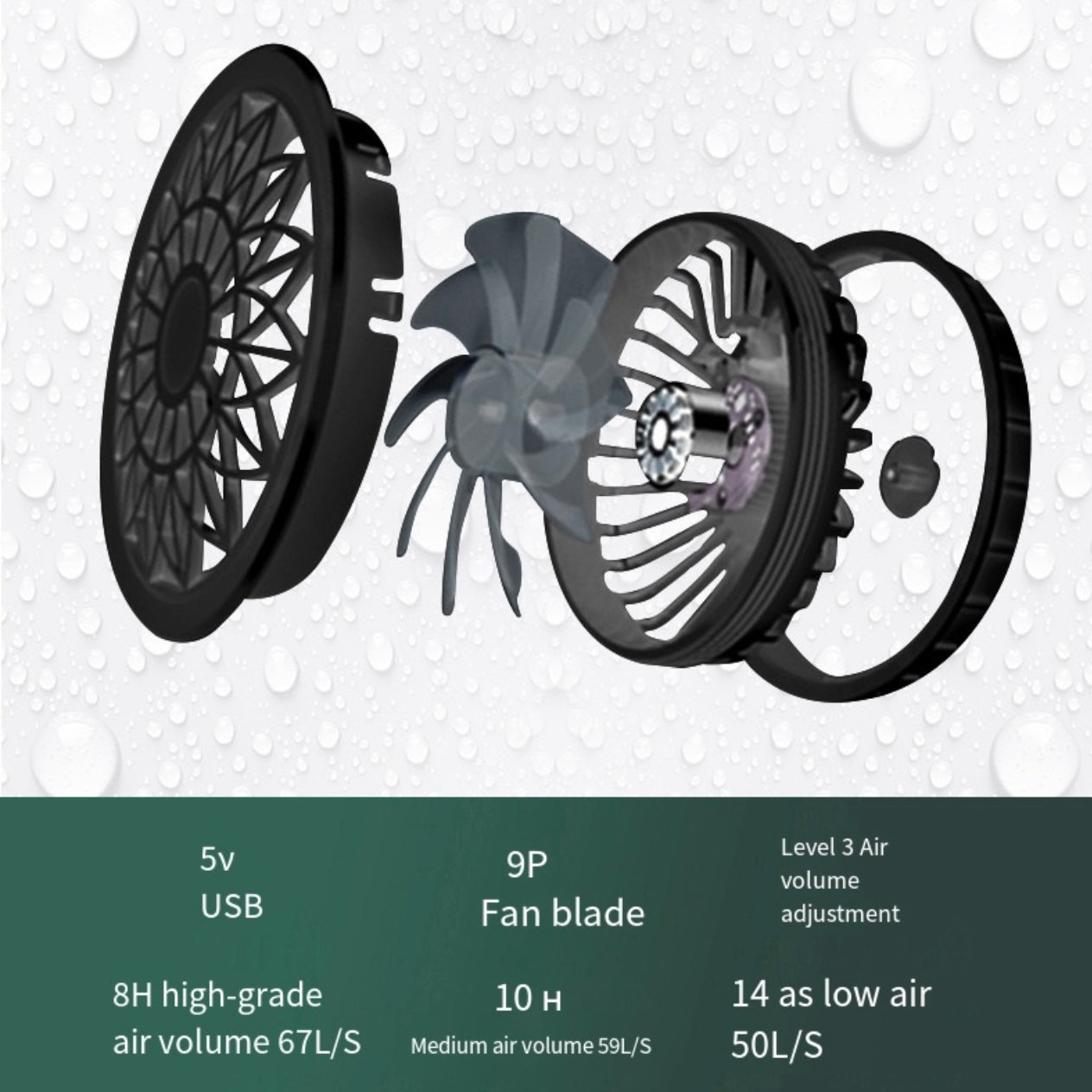 LITEGUEST Smart Air-Conditioned Fan Cooling Pants – USB Dual Fans