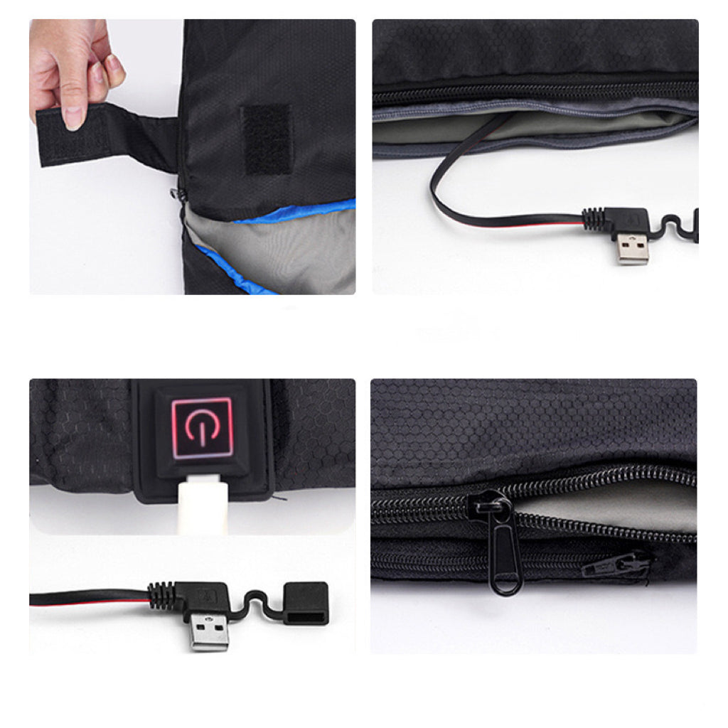 LITEGUEST USB Heated Double Sleeping Bag – Warm Comfort for Camping