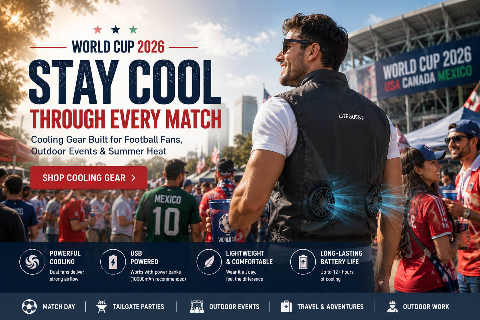 Built For Football Fans, Stadium Events & Summer Adventures