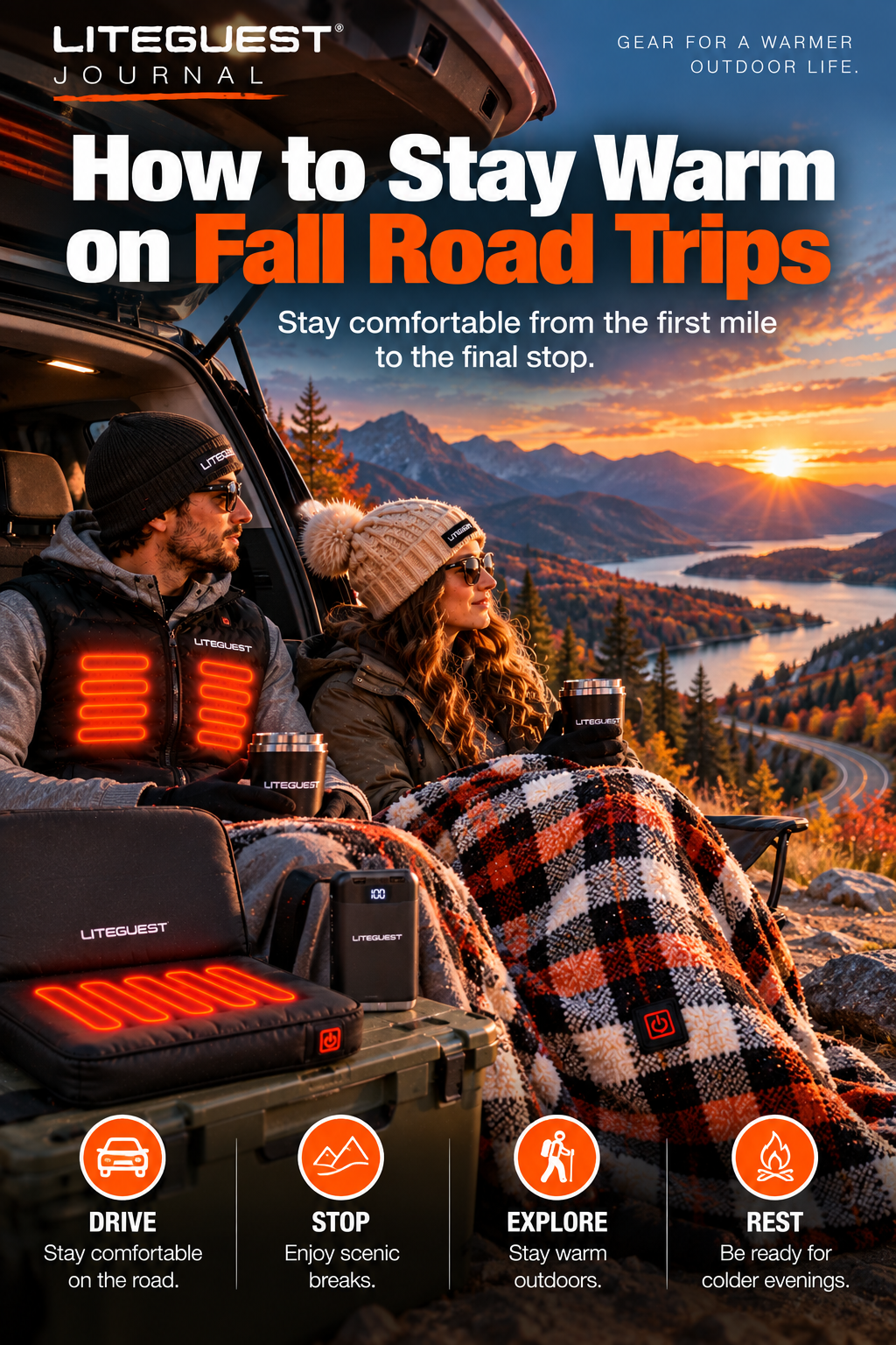 How to Stay Warm on Fall Road Trips | Cold-Weather Travel Gear