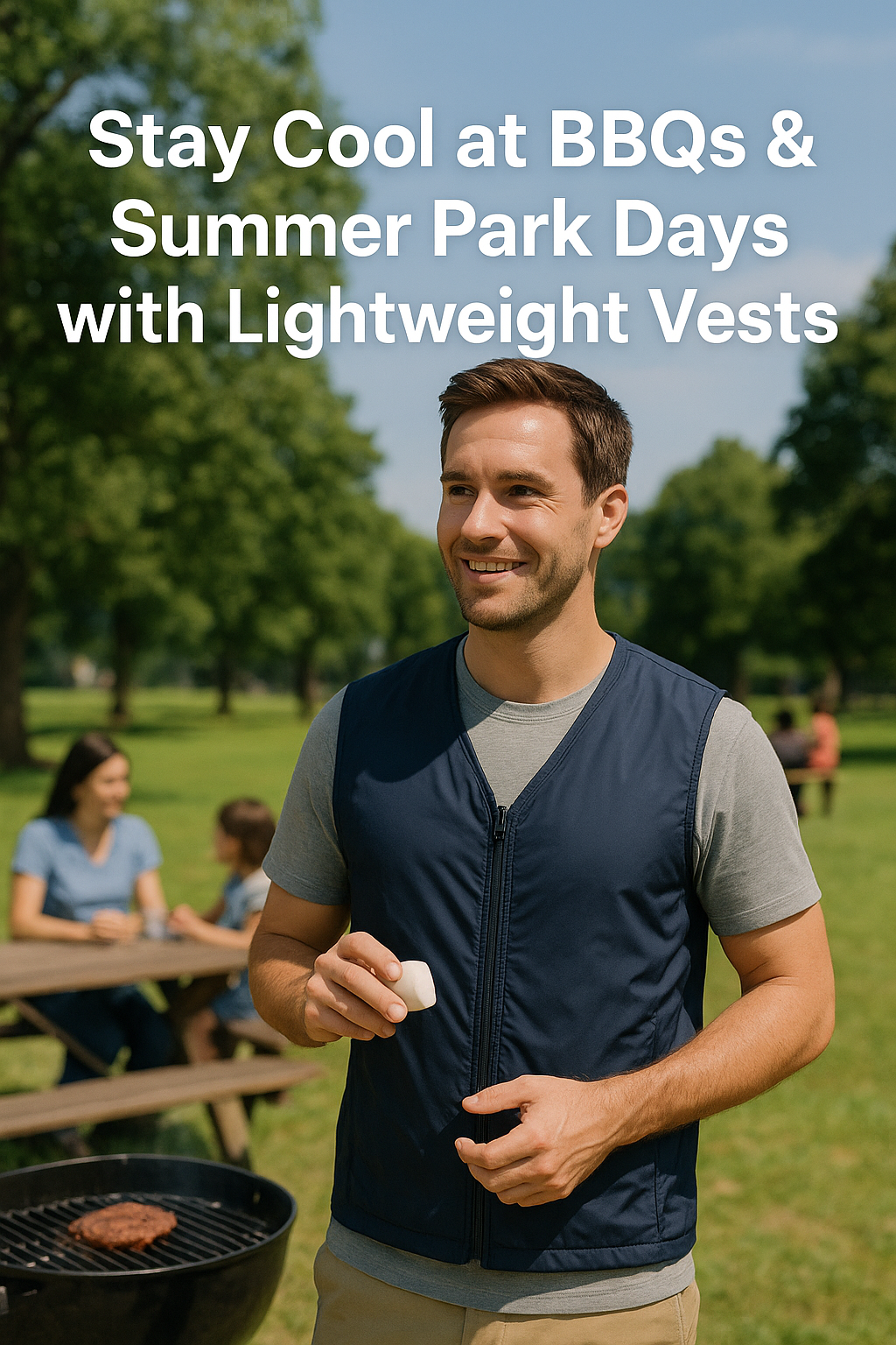 Stay Cool at BBQs & Summer Park Days with Lightweight Vests
