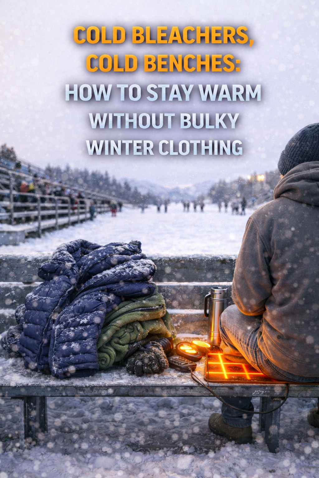 Cold Bleachers: How to Stay Warm Without Bulky Winter Clothing