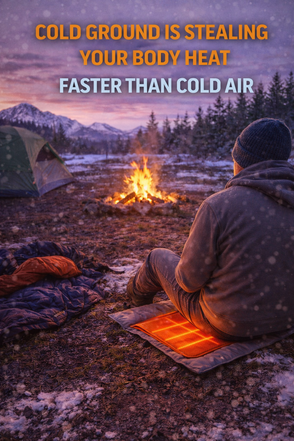Cold Ground Is Stealing Your Body Heat Faster Than Cold Air