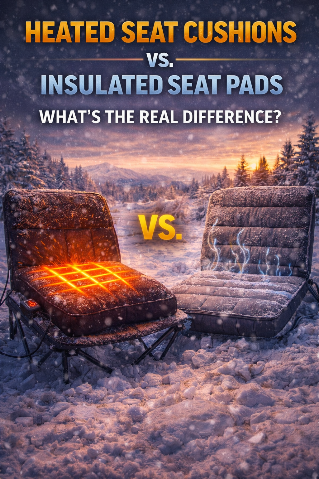 Heated Seat Cushions vs. Insulated Seat Pads: What’s the Real Difference?