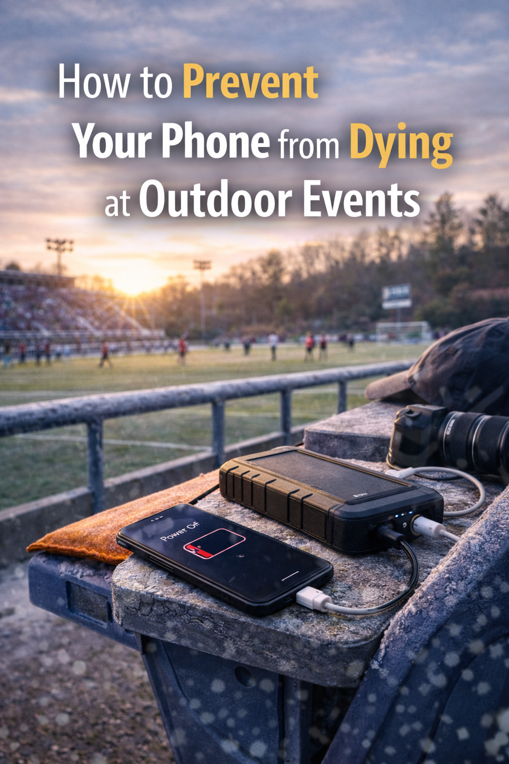 How to Prevent Your Phone from Dying at Outdoor Events