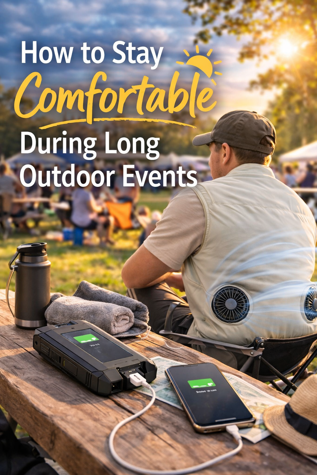 How to Stay Comfortable During Long Outdoor Events