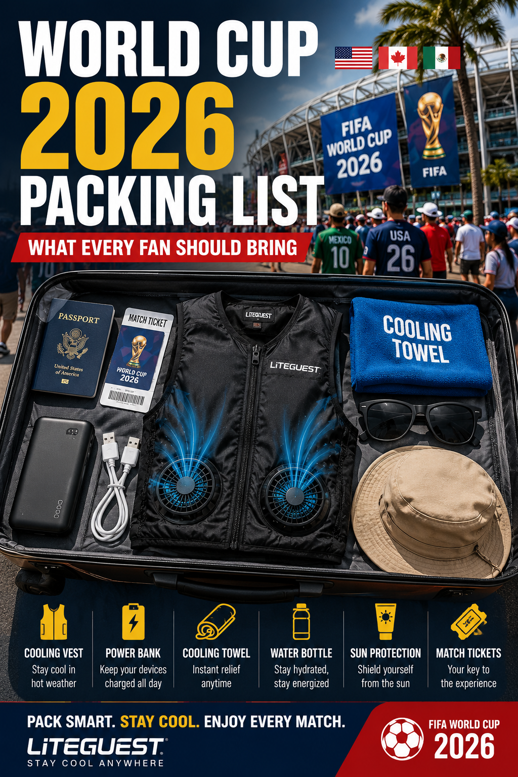 World Cup 2026 Packing List: What Every Fan Should Bring