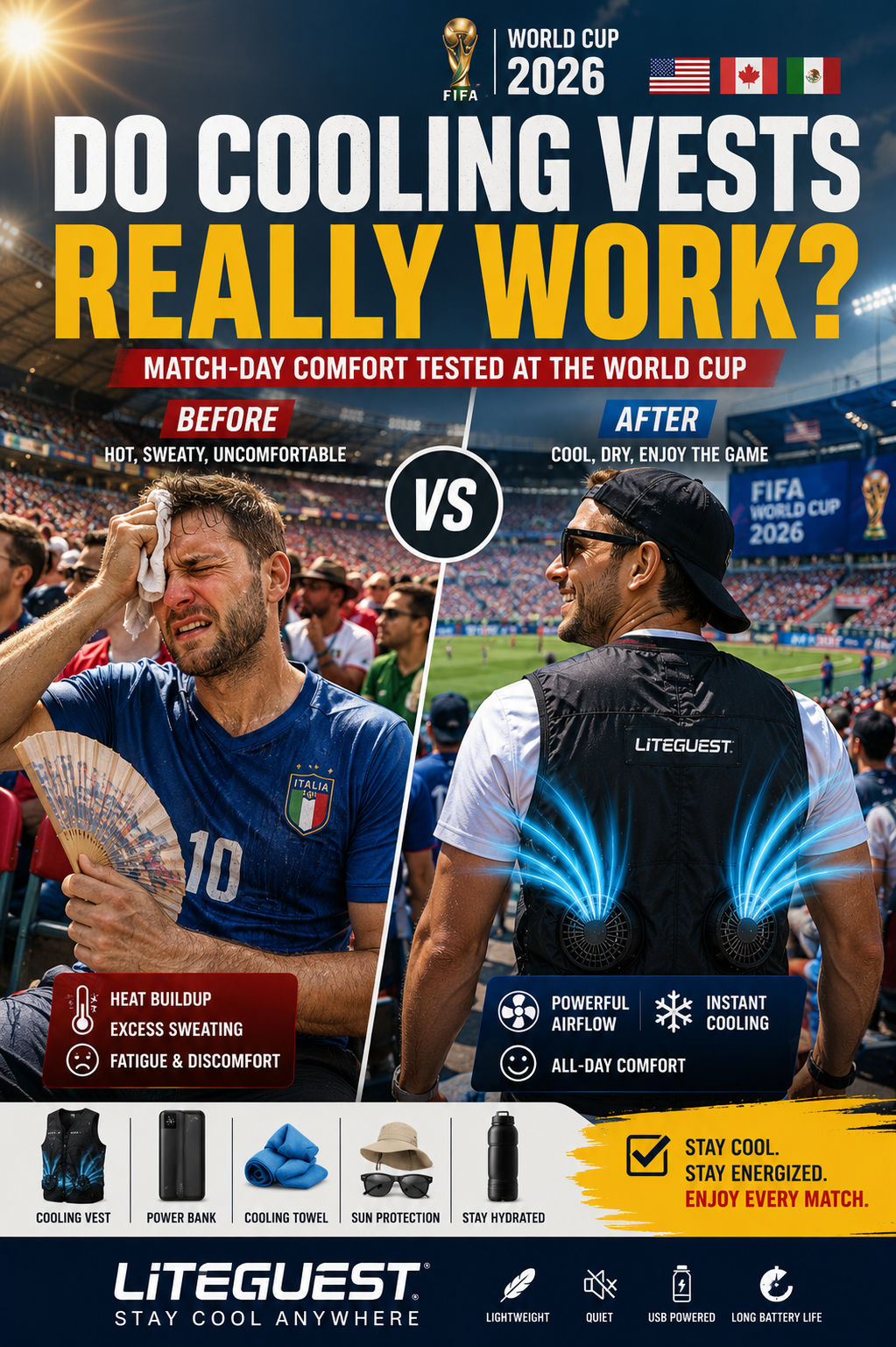 Can a Cooling Vest Keep You Comfortable During a Soccer Match?