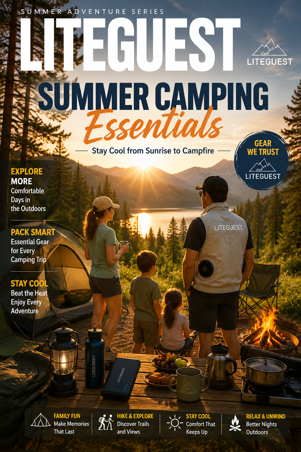 Summer Camping Essentials: Stay Cool from Sunrise to Campfire
