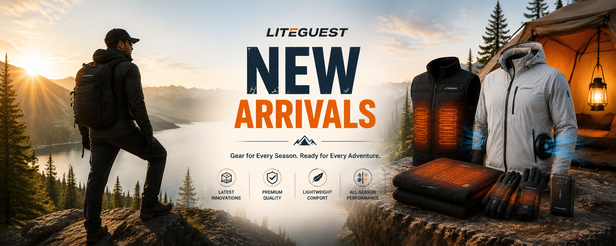 LITEGUEST New Arrivals – Latest Heated & Cooling Outdoor Gear
