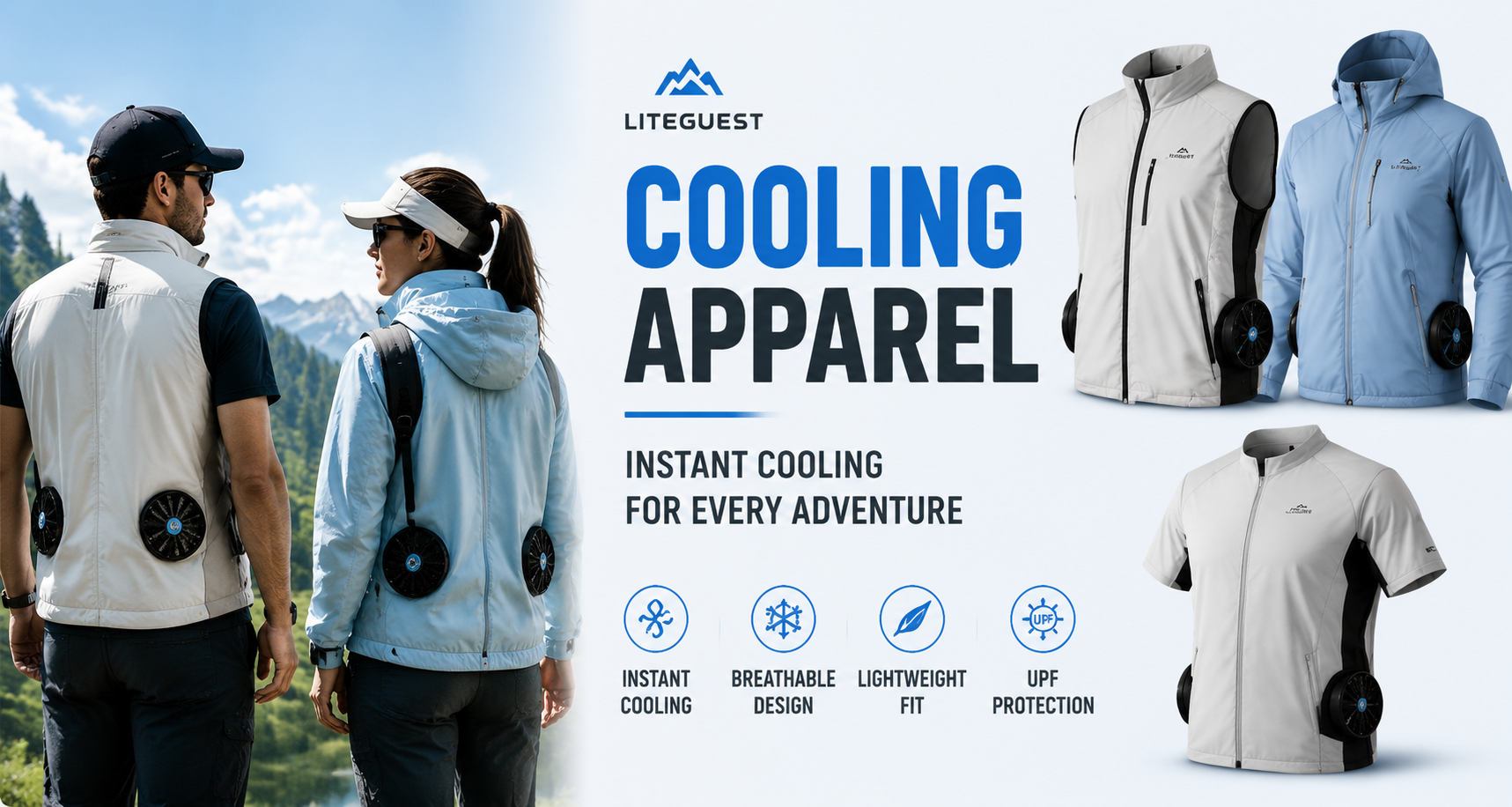 Cooling Apparel | TEC & Fan & Water Cooling Wear | LITEGUEST