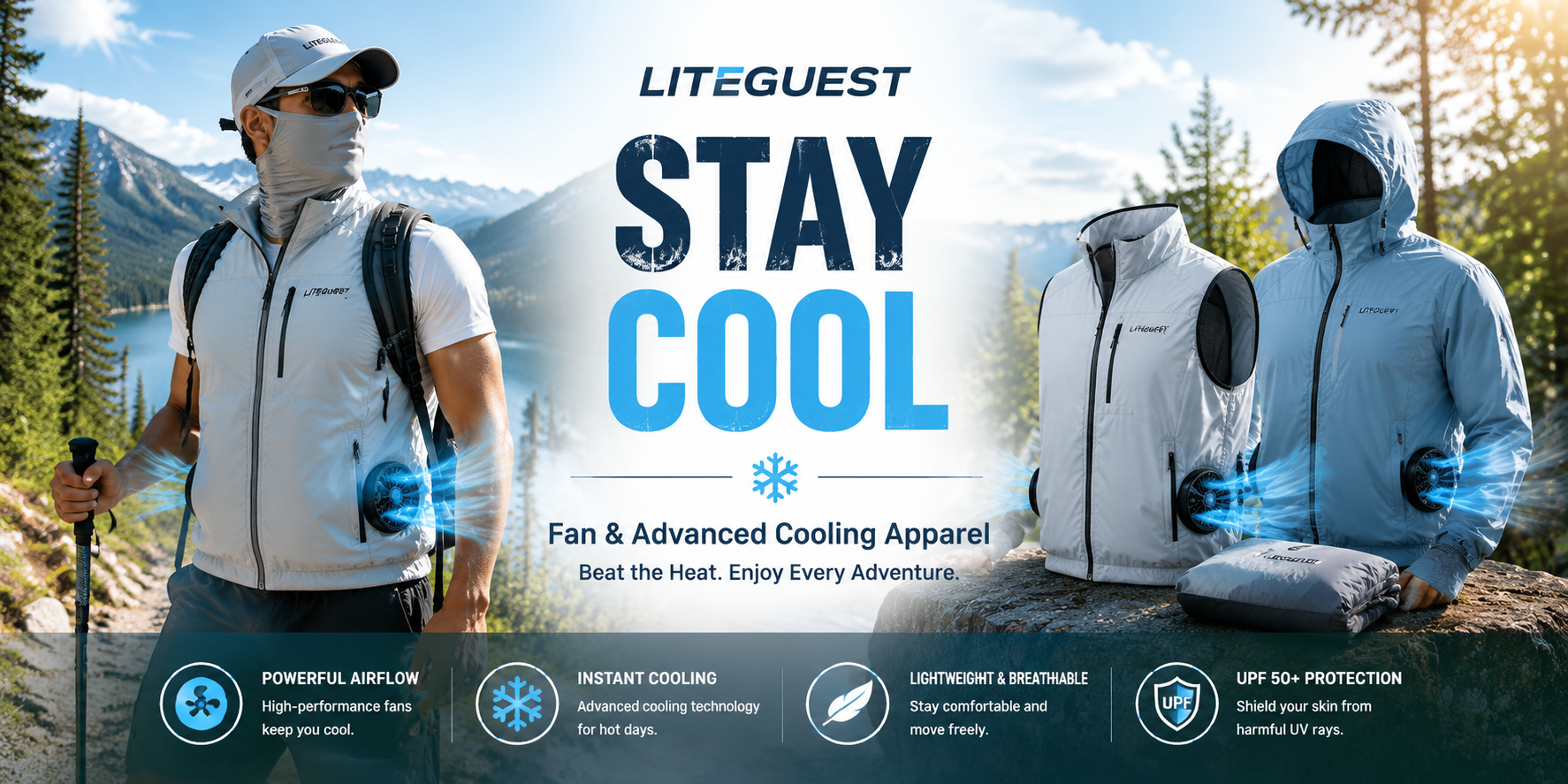Stay Cool | Cooling Outdoor Gear & Apparel | LITEGUEST
