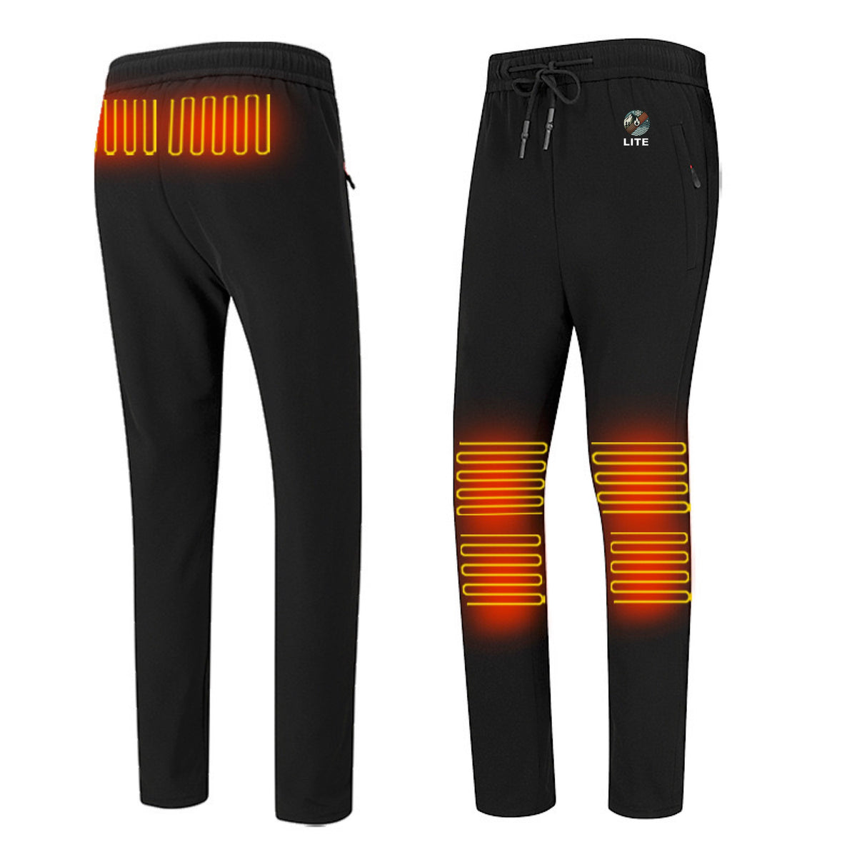 Outdoor Windproof & Waterproof Heated Pants – Thickened for Ultimate Warmth With Portable Charger