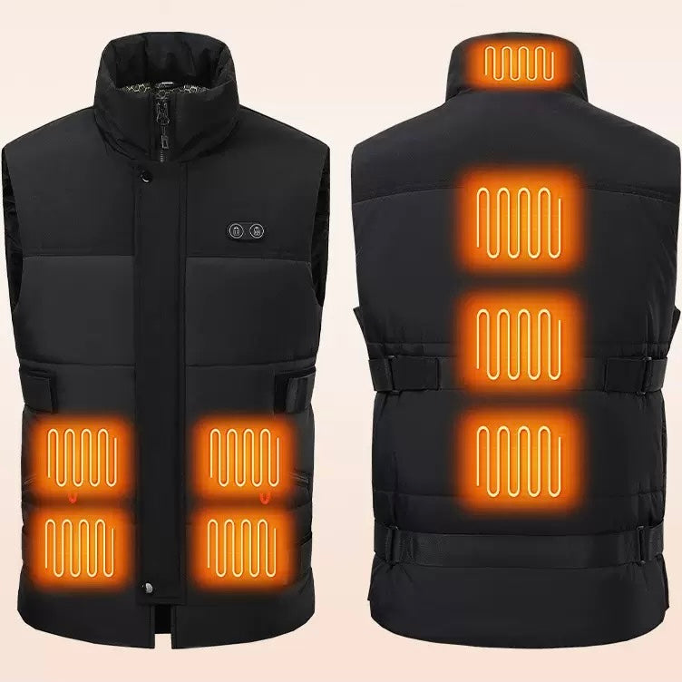 8-Zone Dual-Control Adjustable Waist Heated Vest LITEGUEST
