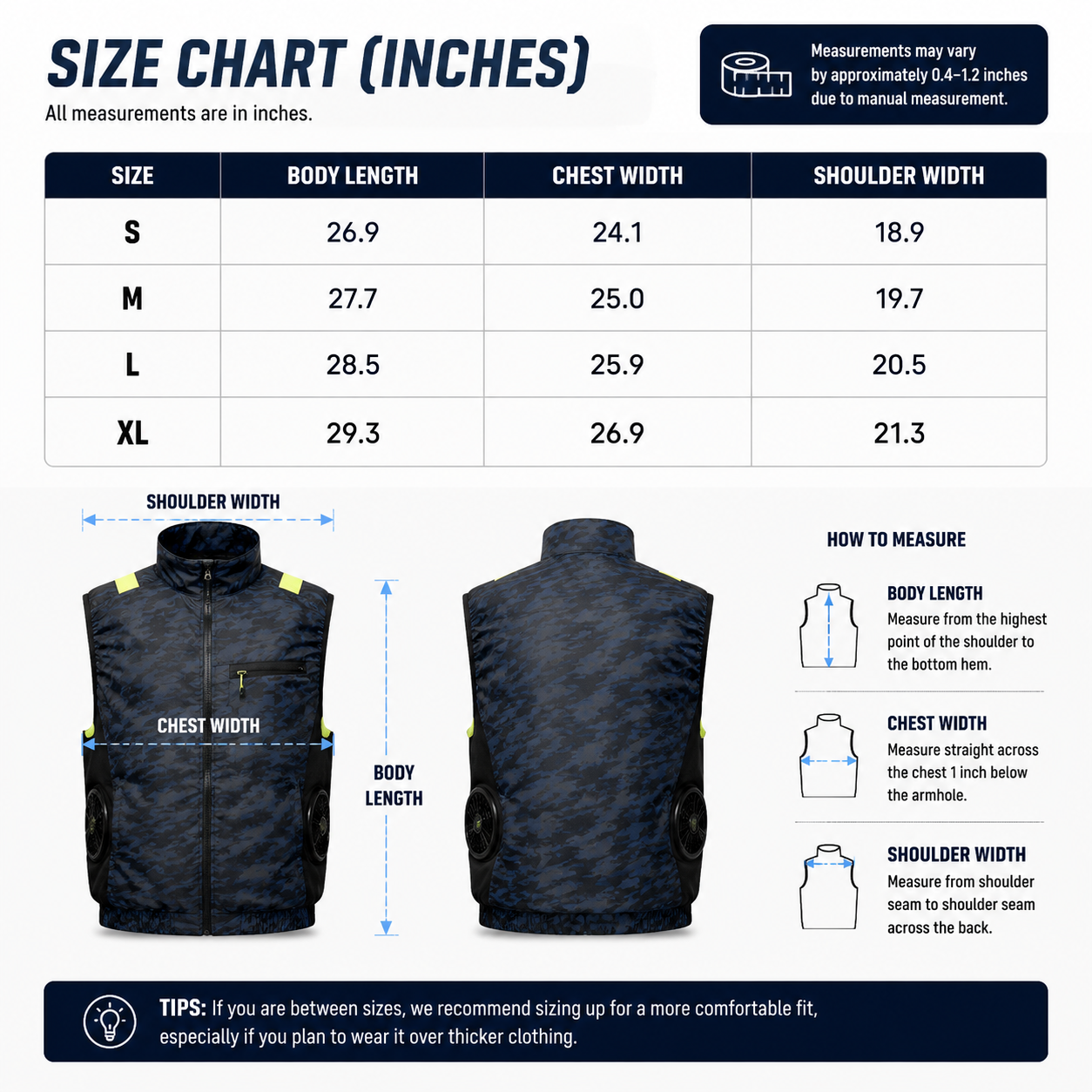 LITEGUEST 360° Side Fan Cooling Vest | Stay Cool in 100°F Heat