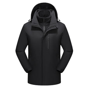 Winter Ice Fishing Intelligent heating hardshell jacket 3-in-1 warm USB charging heating cotton-padded jacket For Fishing